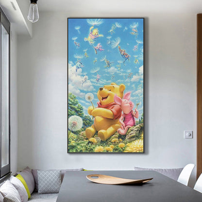 Winnie The Pooh - Full Round Drill Diamond Painting 45*80CM