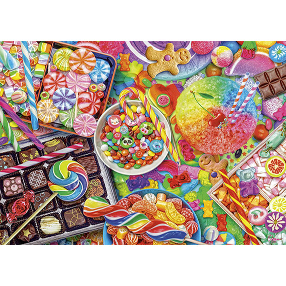 Ice Cream Candies - Full Round Drill Diamond Painting 70*50cm