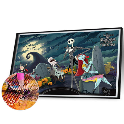 Nightmare Before Christmas - Full Round Drill Diamond Painting 70*50cm