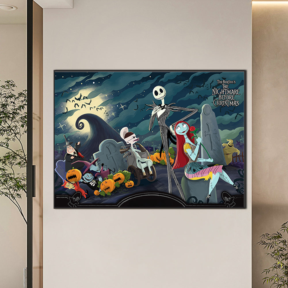 Nightmare Before Christmas - Full Round Drill Diamond Painting 70*50cm