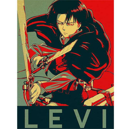 Attack On Titan - Full Round Drill Diamond Painting 30*40CM