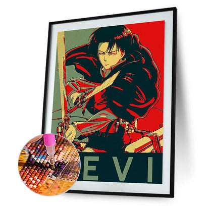 Attack On Titan - Full Round Drill Diamond Painting 30*40CM