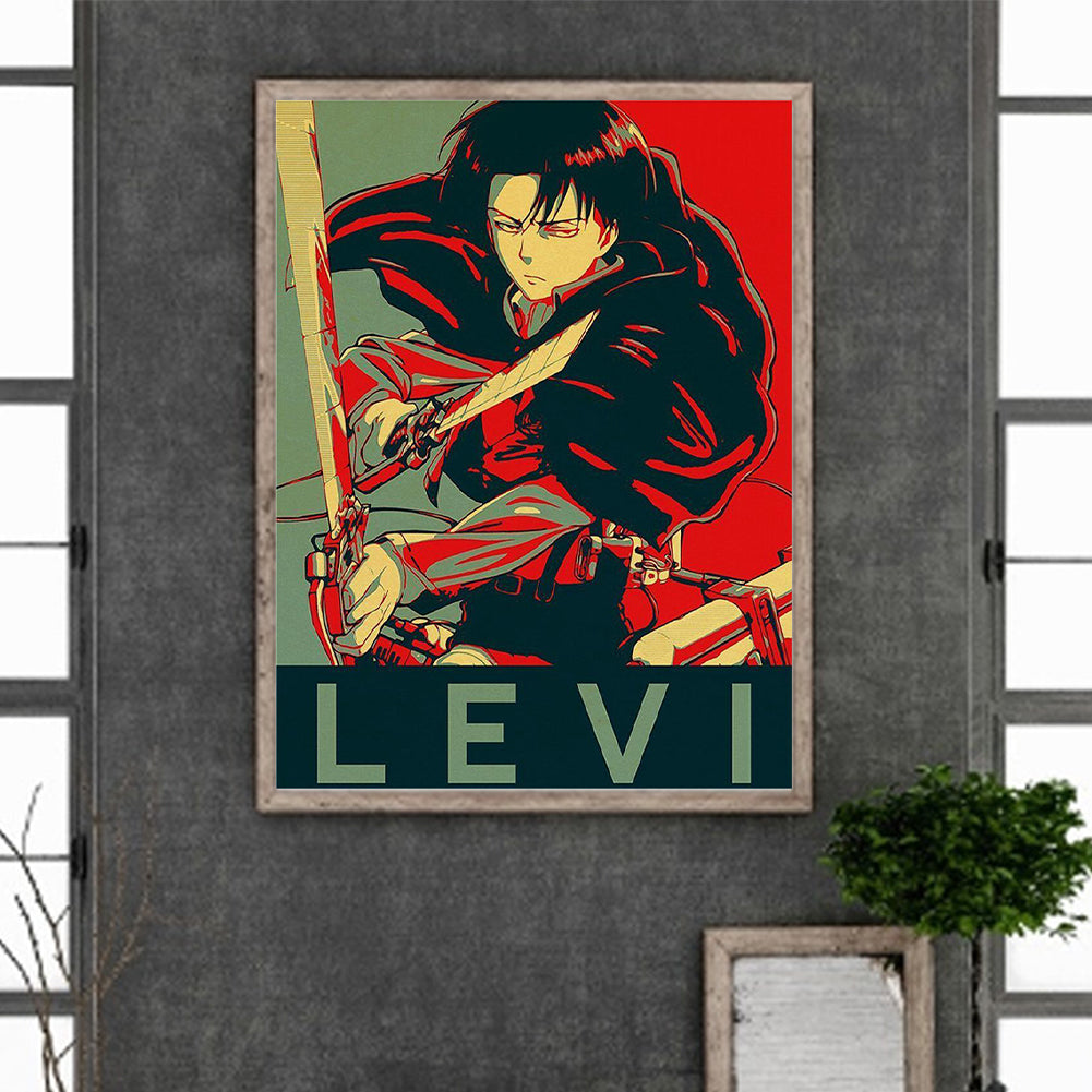 Attack On Titan - Full Round Drill Diamond Painting 30*40CM