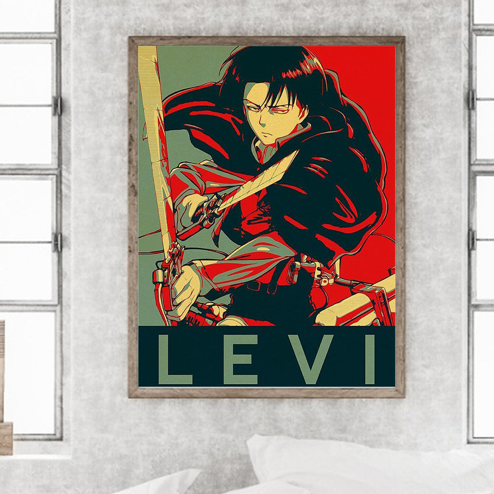 Attack On Titan - Full Round Drill Diamond Painting 30*40CM