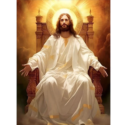 Jesus - Full Round Drill Diamond Painting 30*40CM