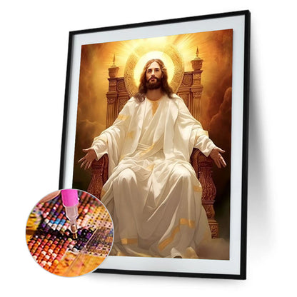 Jesus - Full Round Drill Diamond Painting 30*40CM