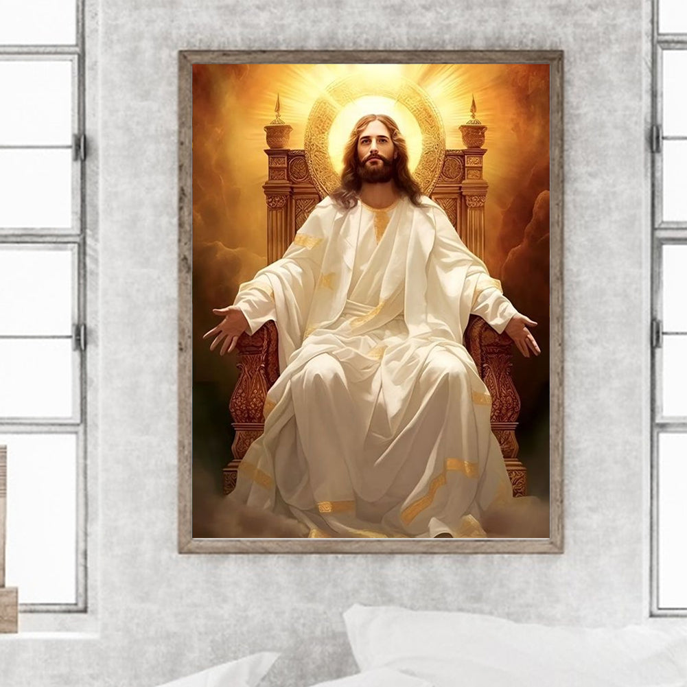 Jesus - Full Round Drill Diamond Painting 30*40CM