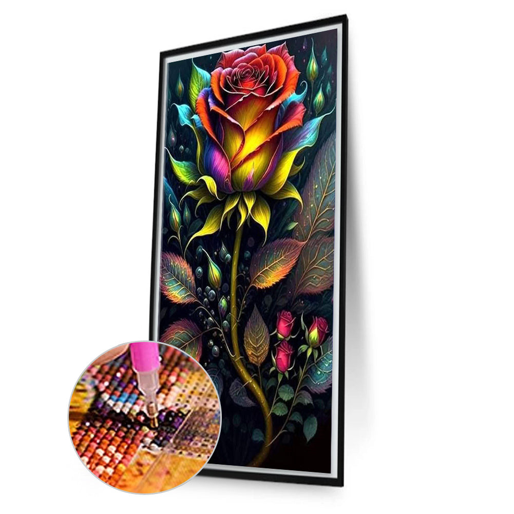 Aurora Rose - Full Square Drill Diamond Painting 40*70CM