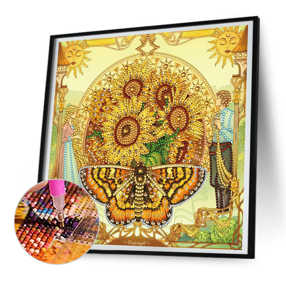 Rapunzel - Special Shaped Drill Diamond Painting 30*30CM