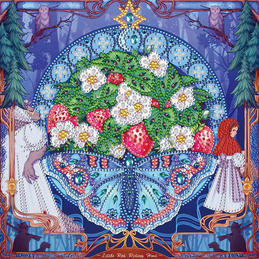 Little Red Riding Hood - Special Shaped Drill Diamond Painting 30*30CM