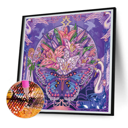 Wild Swan - Special Shaped Drill Diamond Painting 30*30CM