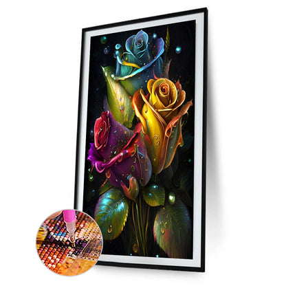 Aurora Rose - Full Round Drill Diamond Painting 40*60CM