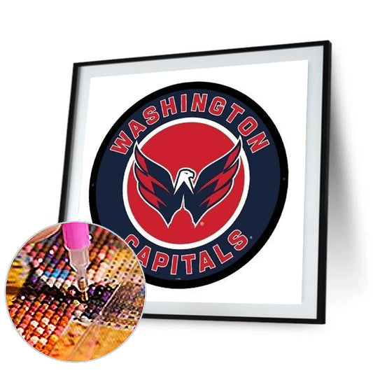 NFL Washington Capitals - Full Round Drill Diamond Painting 30*30CM