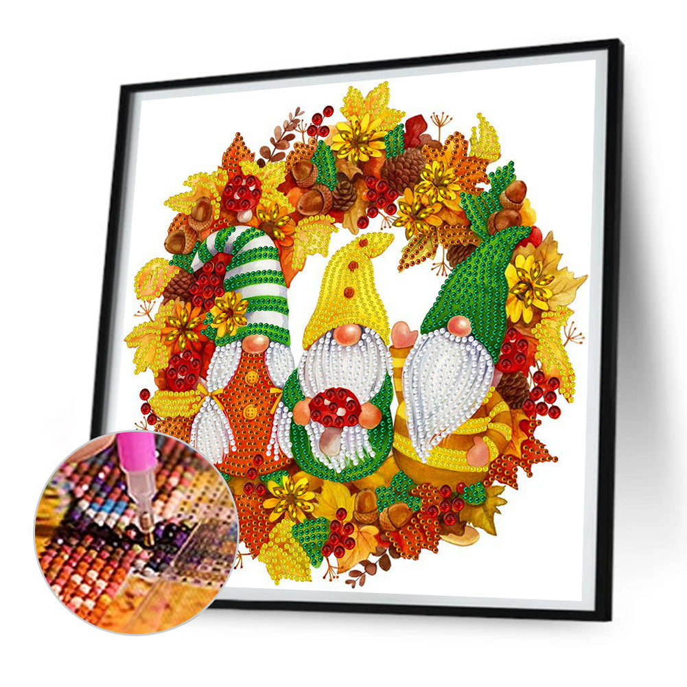 Lei Gnome - Special Shaped Drill Diamond Painting 30*30CM