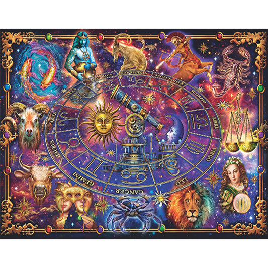 Twelve Constellations - Full Round Drill Diamond Painting 75*50cm