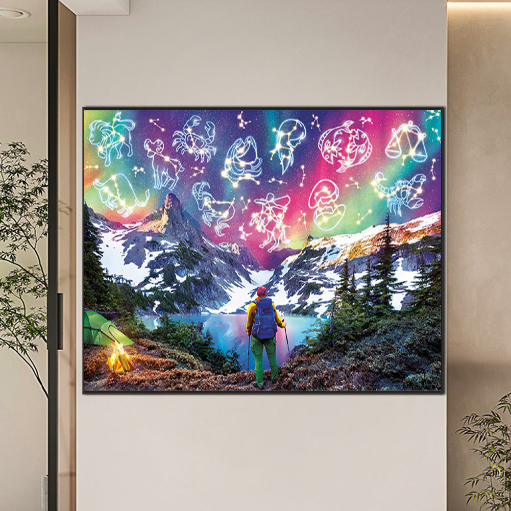 Twelve Constellations - Full Round Drill Diamond Painting 75*50cm