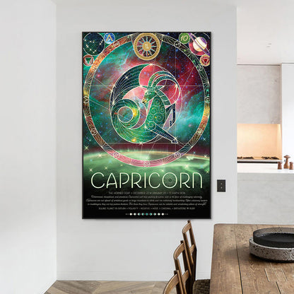 Chinese Zodiac - Capricornus - Full Round Drill Diamond Painting 50*70cm