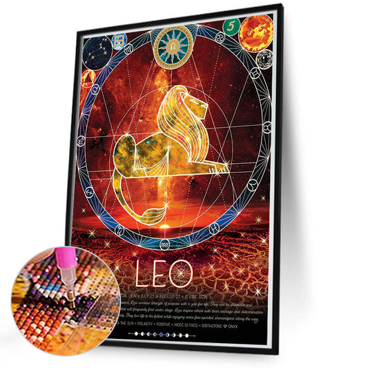 Chinese Zodiac - Leo - Full Round Drill Diamond Painting 50*70cm