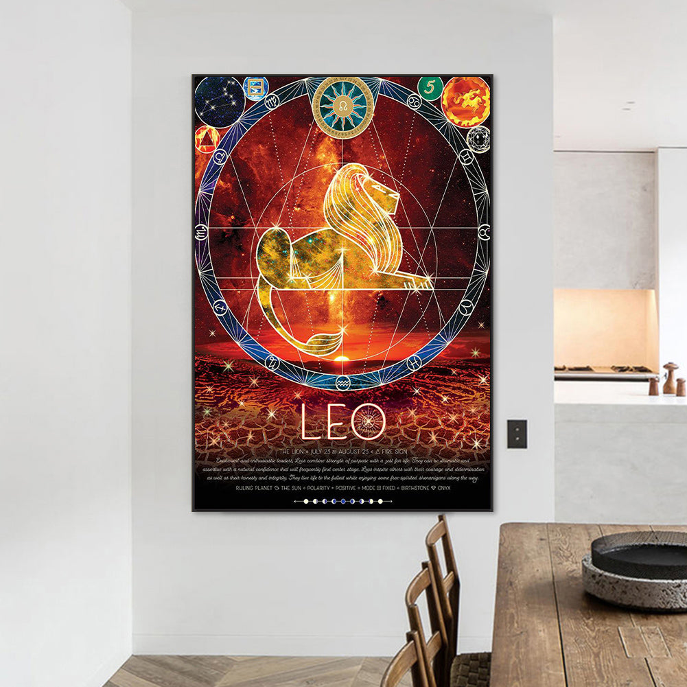 Chinese Zodiac - Leo - Full Round Drill Diamond Painting 50*70cm