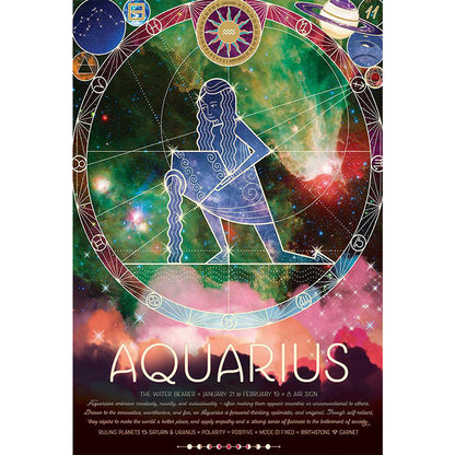 Chinese Zodiac - Aquarius - Full Round Drill Diamond Painting 50*70cm