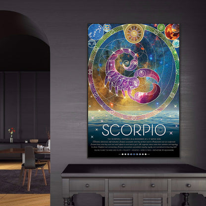 Chinese Zodiac - Scorpio - Full Round Drill Diamond Painting 50*70cm