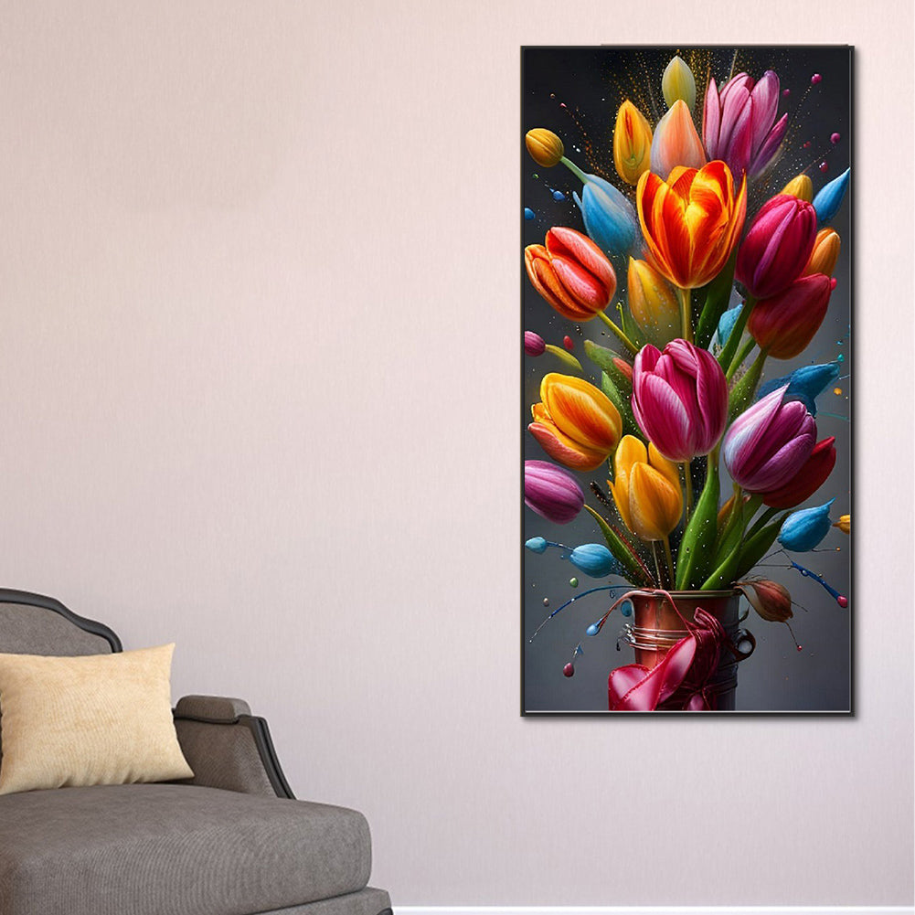 Tulip - Full Round Drill Diamond Painting 40*80CM