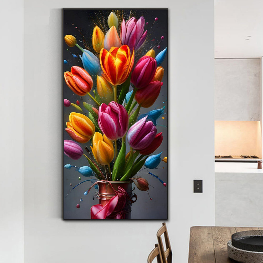 Tulip - Full Round Drill Diamond Painting 40*80CM