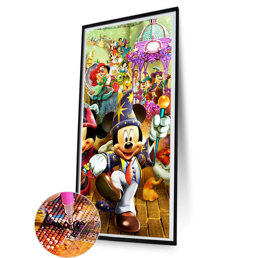 Disney Mickey Mouse - Full Round Drill Diamond Painting 40*80CM