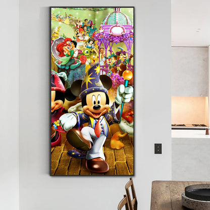 Disney Mickey Mouse - Full Round Drill Diamond Painting 40*80CM