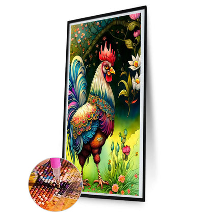 Rooster - Full Round Drill Diamond Painting 40*80CM