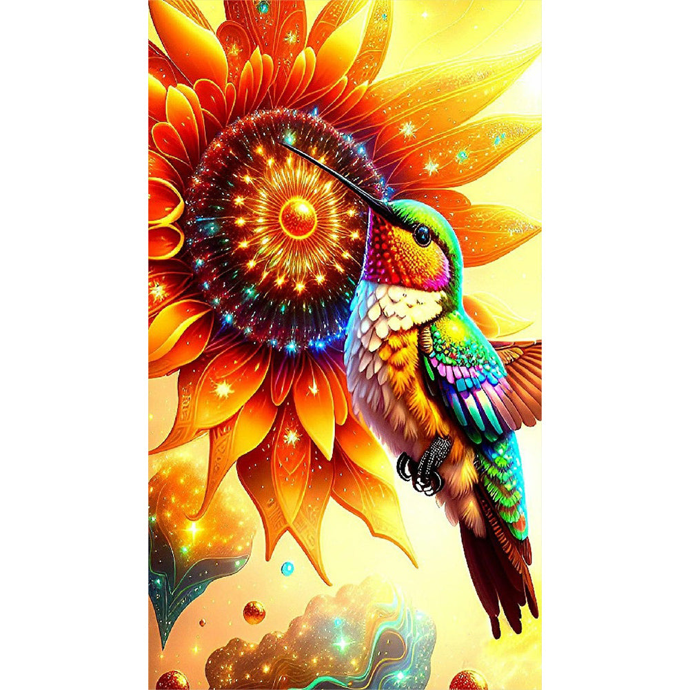 Hummingbird - Full Round Drill Diamond Painting 40*70CM