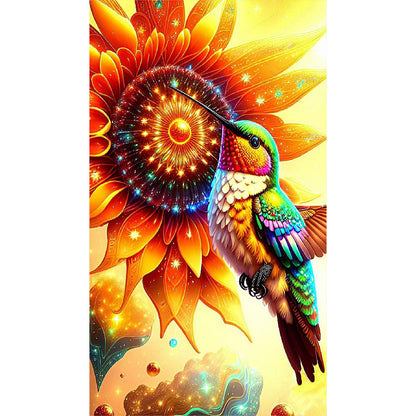 Hummingbird - Full Round Drill Diamond Painting 40*70CM