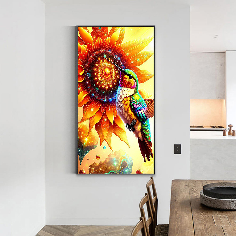 Hummingbird - Full Round Drill Diamond Painting 40*70CM