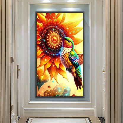 Hummingbird - Full Round Drill Diamond Painting 40*70CM