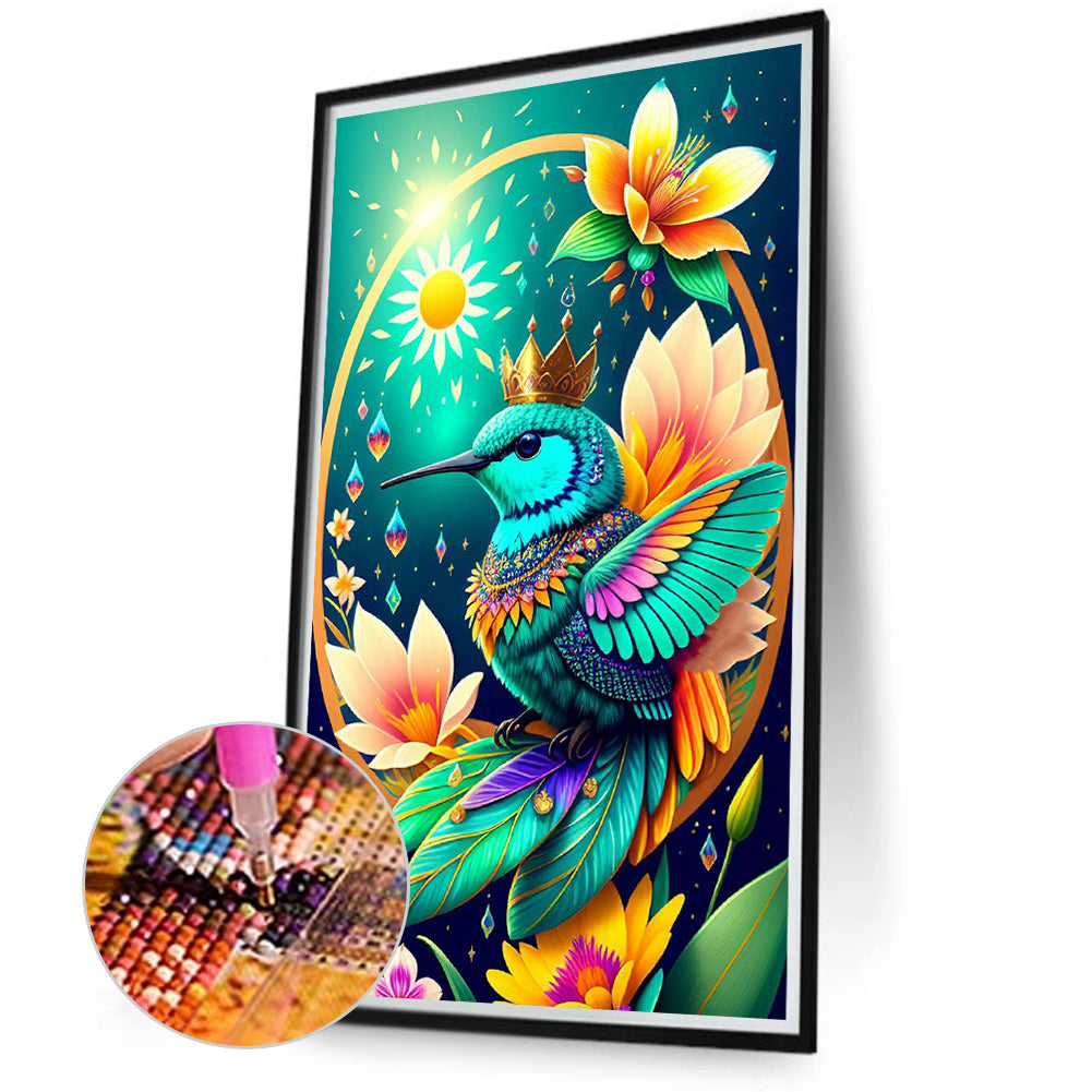 Hummingbird - Full Round Drill Diamond Painting 40*70CM