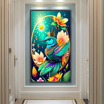 Hummingbird - Full Round Drill Diamond Painting 40*70CM