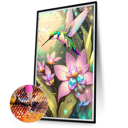 Hummingbird - Full Round Drill Diamond Painting 40*70CM