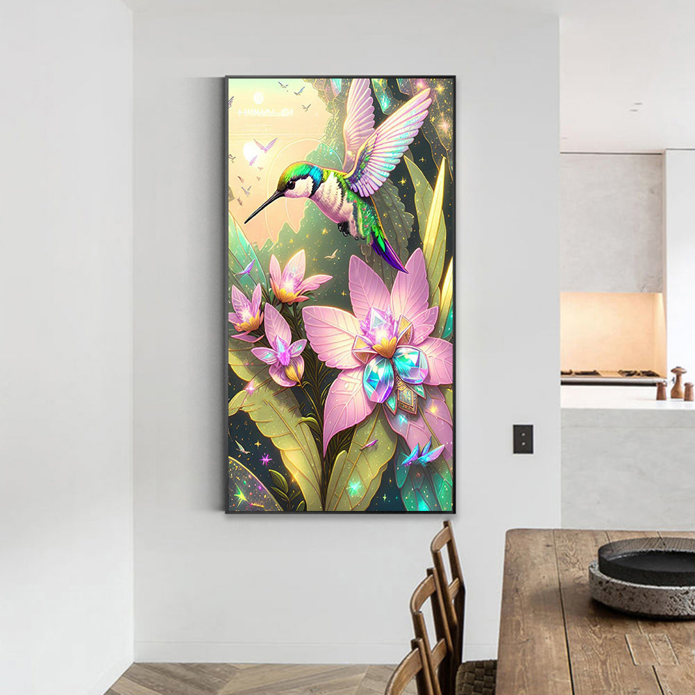 Hummingbird - Full Round Drill Diamond Painting 40*70CM