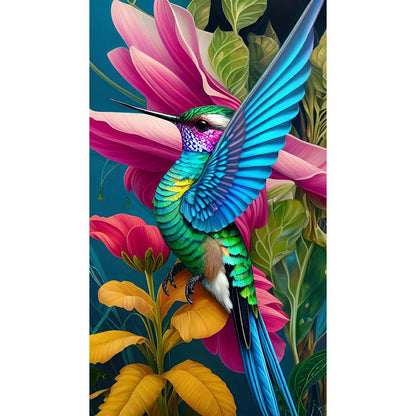 Hummingbird - Full Round Drill Diamond Painting 40*70CM