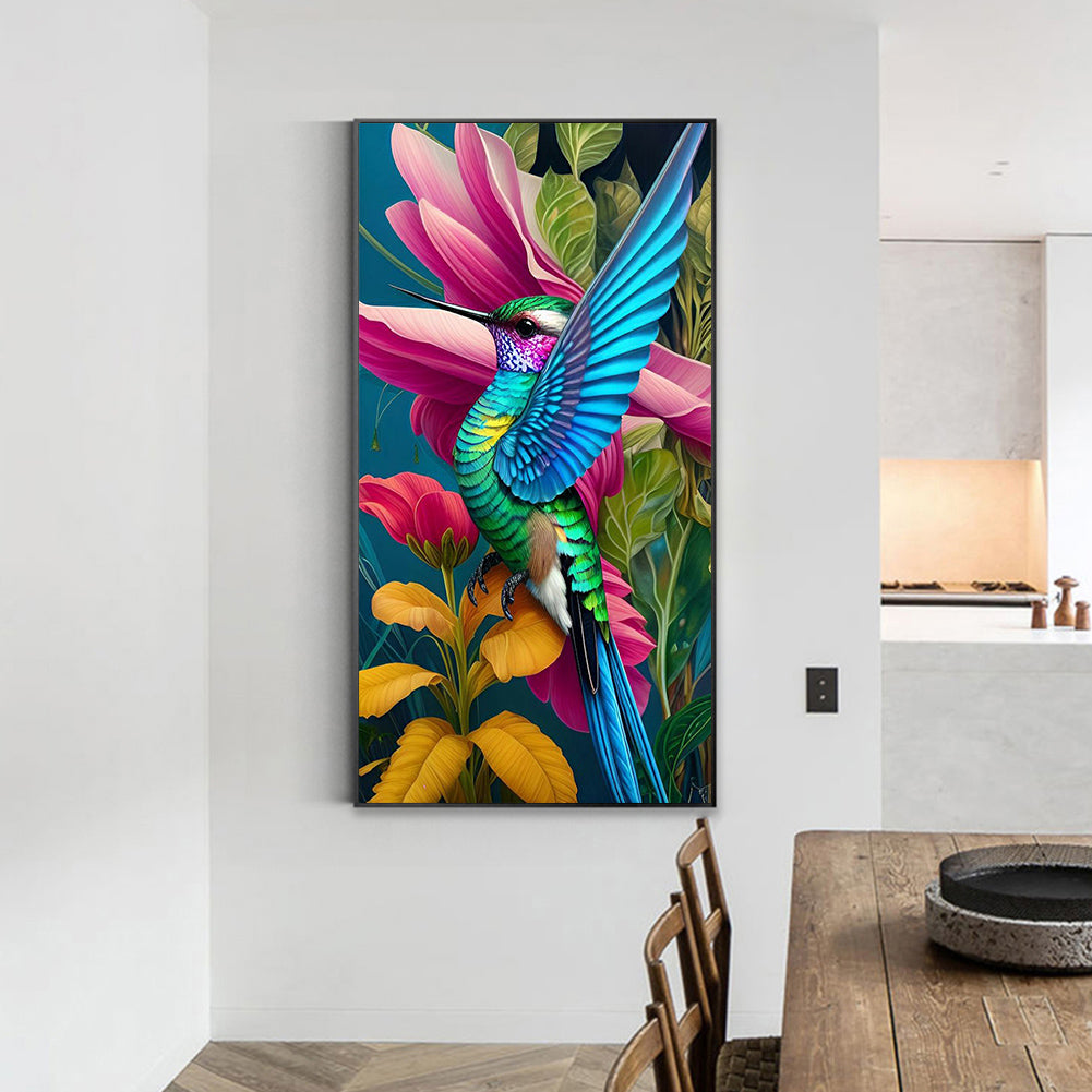 Hummingbird - Full Round Drill Diamond Painting 40*70CM