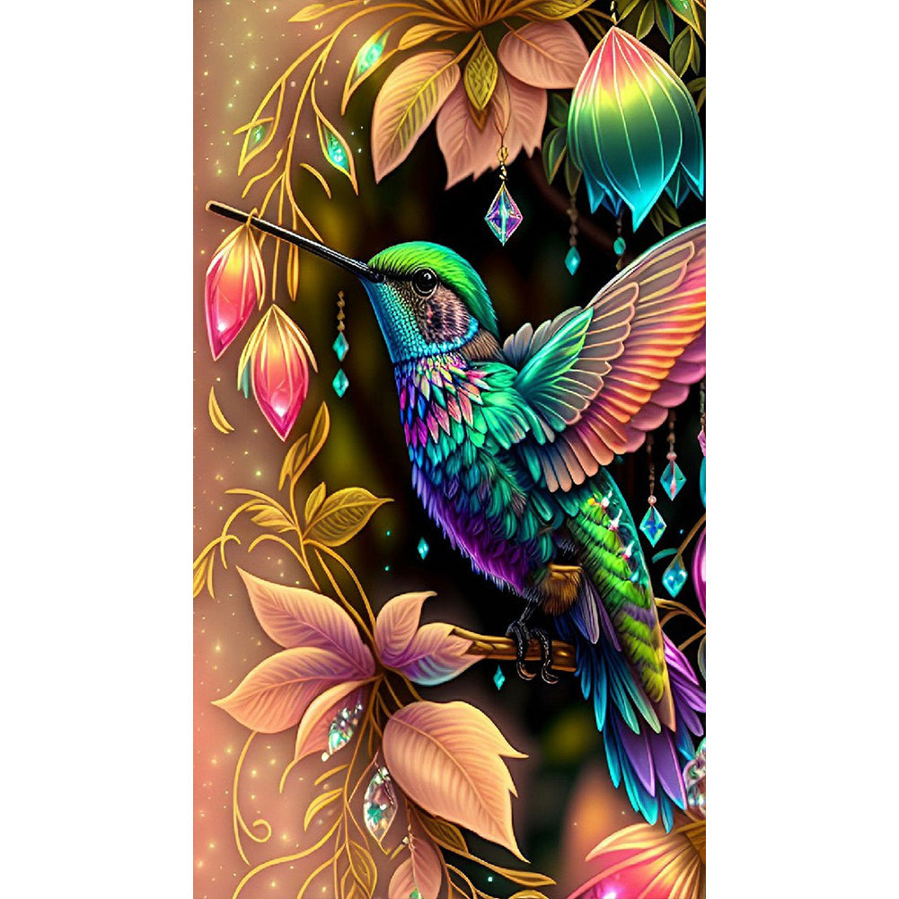 Hummingbird - Full Round Drill Diamond Painting 40*70CM