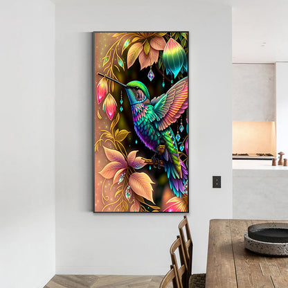 Hummingbird - Full Round Drill Diamond Painting 40*70CM