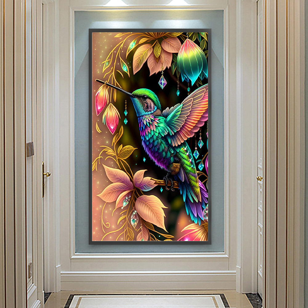 Hummingbird - Full Round Drill Diamond Painting 40*70CM