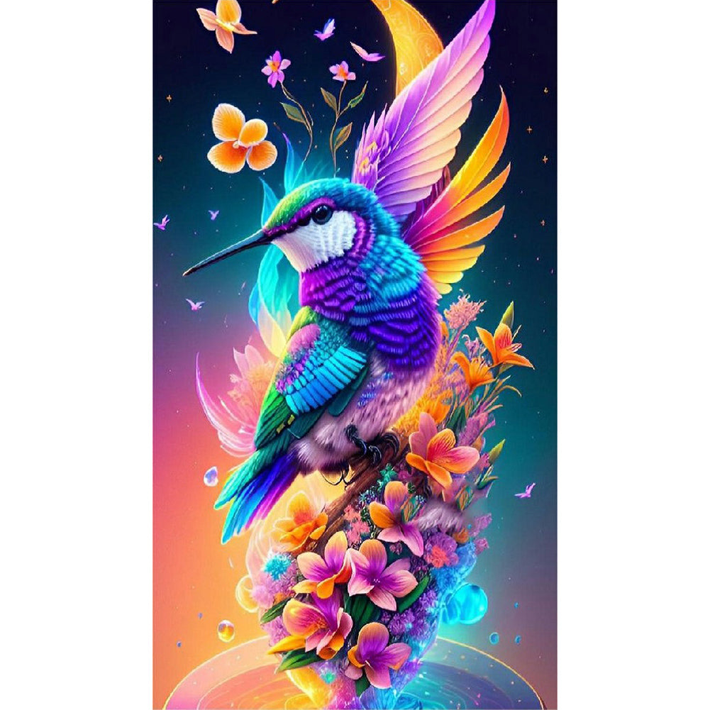 Hummingbird - Full Round Drill Diamond Painting 40*70CM