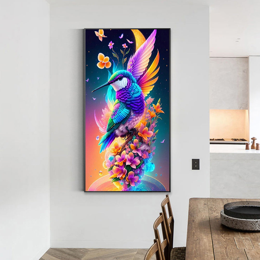 Hummingbird - Full Round Drill Diamond Painting 40*70CM