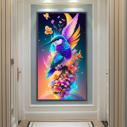 Hummingbird - Full Round Drill Diamond Painting 40*70CM