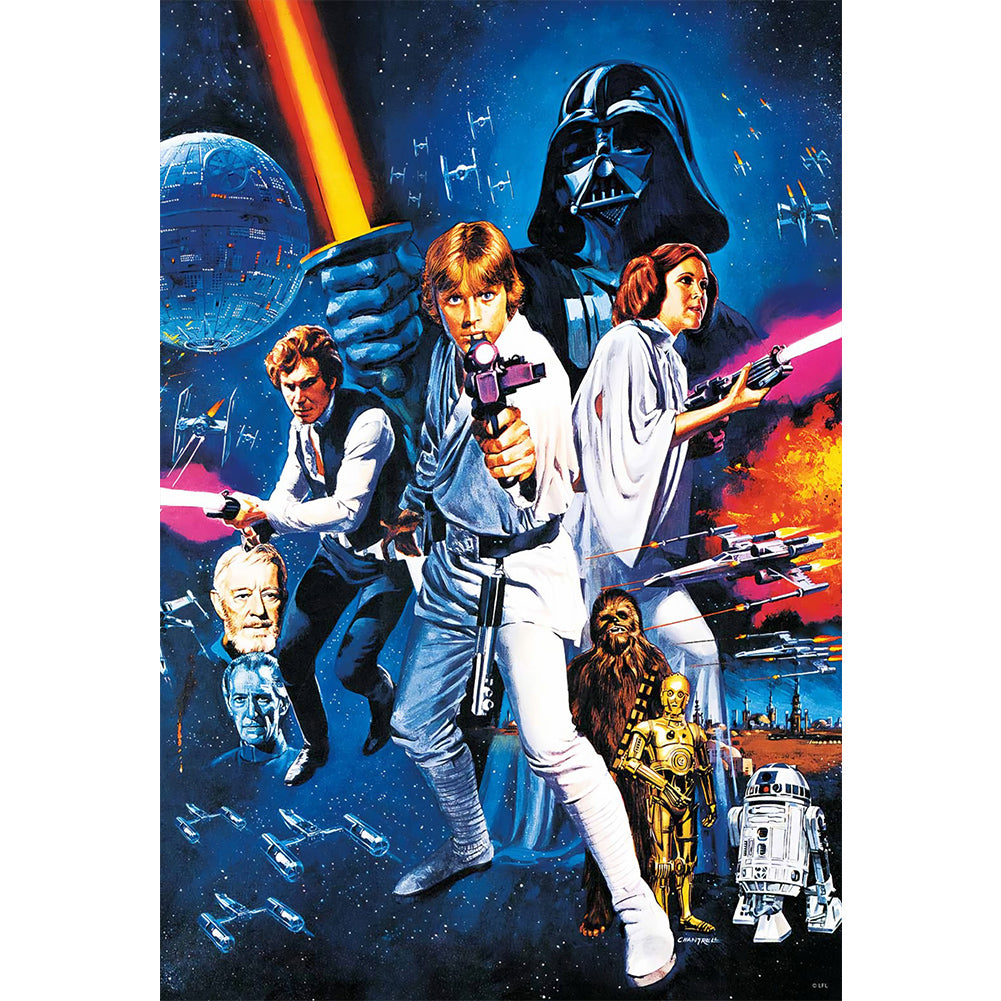 Star Wars - Full Round Drill Diamond Painting 50*70cm