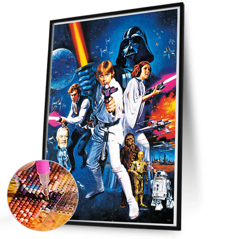 Star Wars - Full Round Drill Diamond Painting 50*70cm