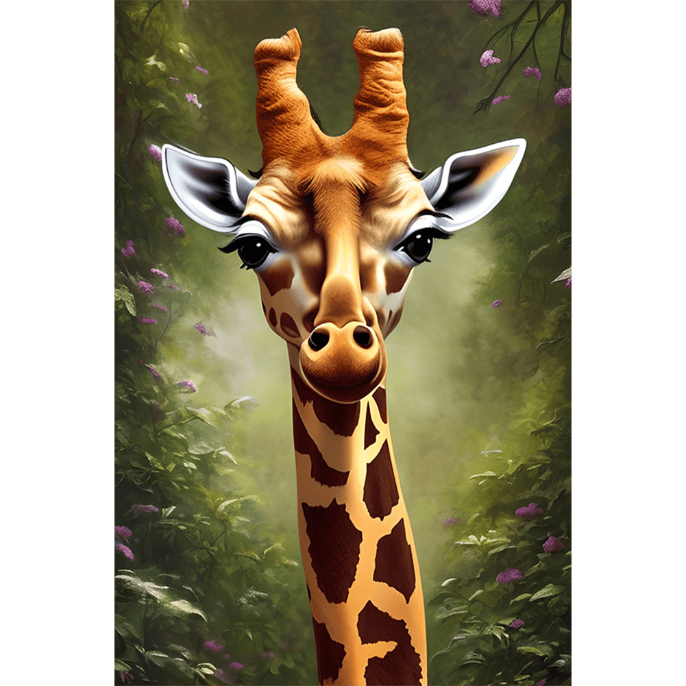 Giraffe - Full Round Drill Diamond Painting 40*60CM