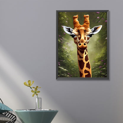 Giraffe - Full Round Drill Diamond Painting 40*60CM